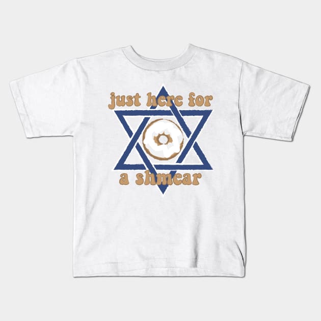 Jewish Bagel Pun Kids T-Shirt by maya-reinstein